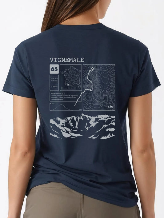 T-shirt Topo Vignemale dos